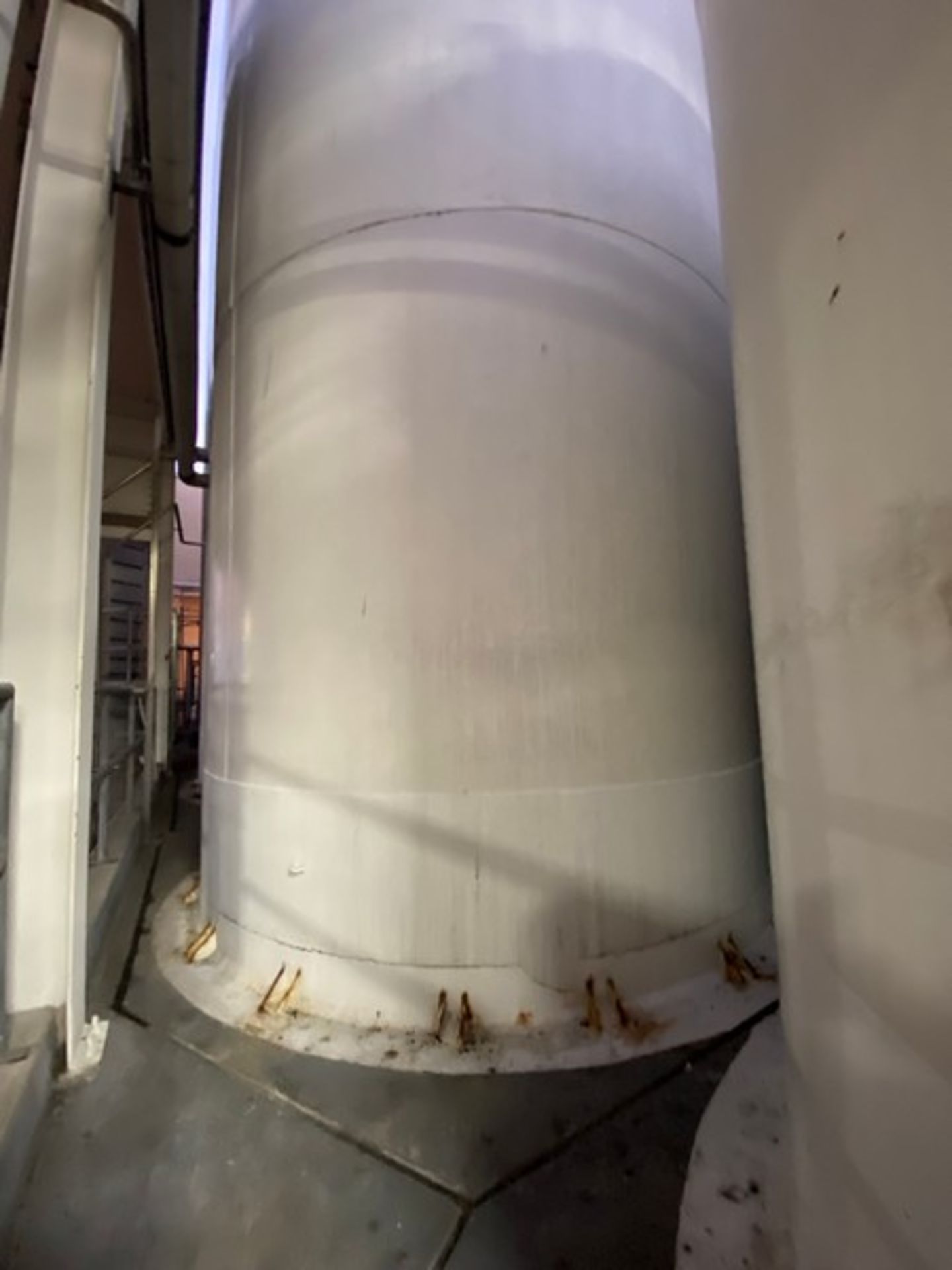 St. Regis 40,000 Gal. S/S Jacketed Silo, S/N 3947, with Insulated Painted Exterior, Interior Dia.: - Image 3 of 25
