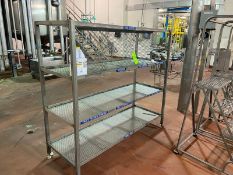 4-Shelf S/S Shelving Unit (LOCATED IN LOS ANGELES, CA)(RIGGING, LOADING, & SITE MANAGEMENT FEE: $