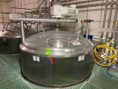 APV 3,000 Gal. S/S Jacketed Culture Products Tank, S/N K-0349, Jacket MAWP 75 PSI @ 350 F, Jacket