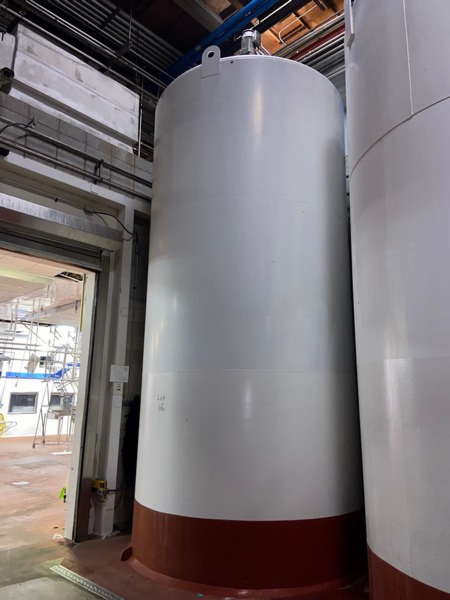 DCI 6,000 Gal. Jacketed S/S Silo, S/N JS-867, with S/S Alcove & (2) S/S Air Valves, Painted Exterior - Image 2 of 13