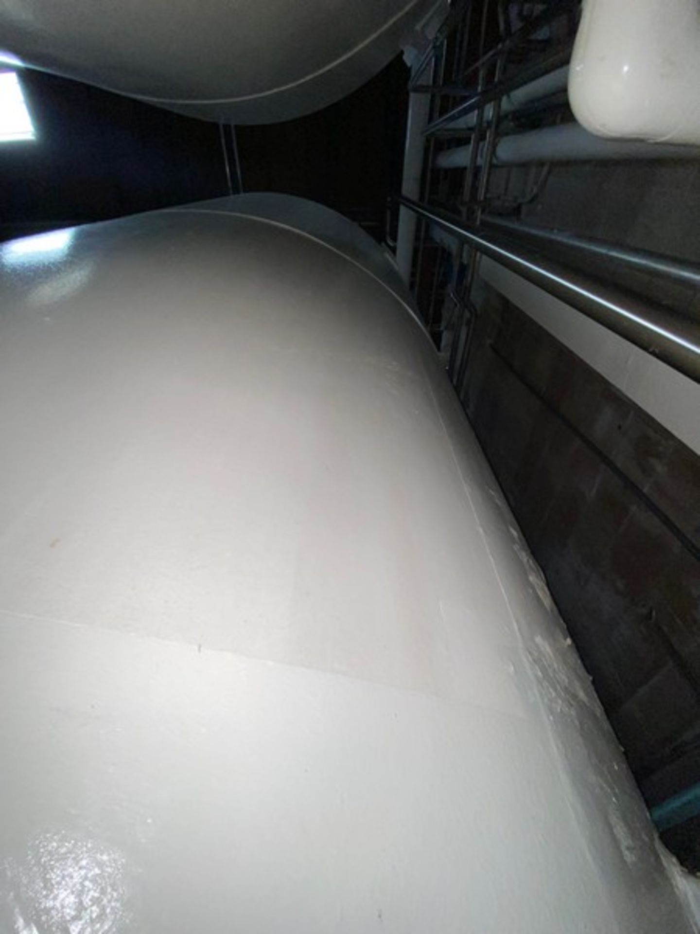 APV Crepaco 5,000 Gal. Jacketed S/S Silo, S/N 50396, with Horizontal Agitation, with Motor, with S/S - Image 3 of 18