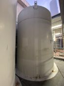 St. Regis 6,000 Gal. S/S Jacketed Silo, S/N 3945,with Insulated Painted Exterior, Interior Dia.: 8