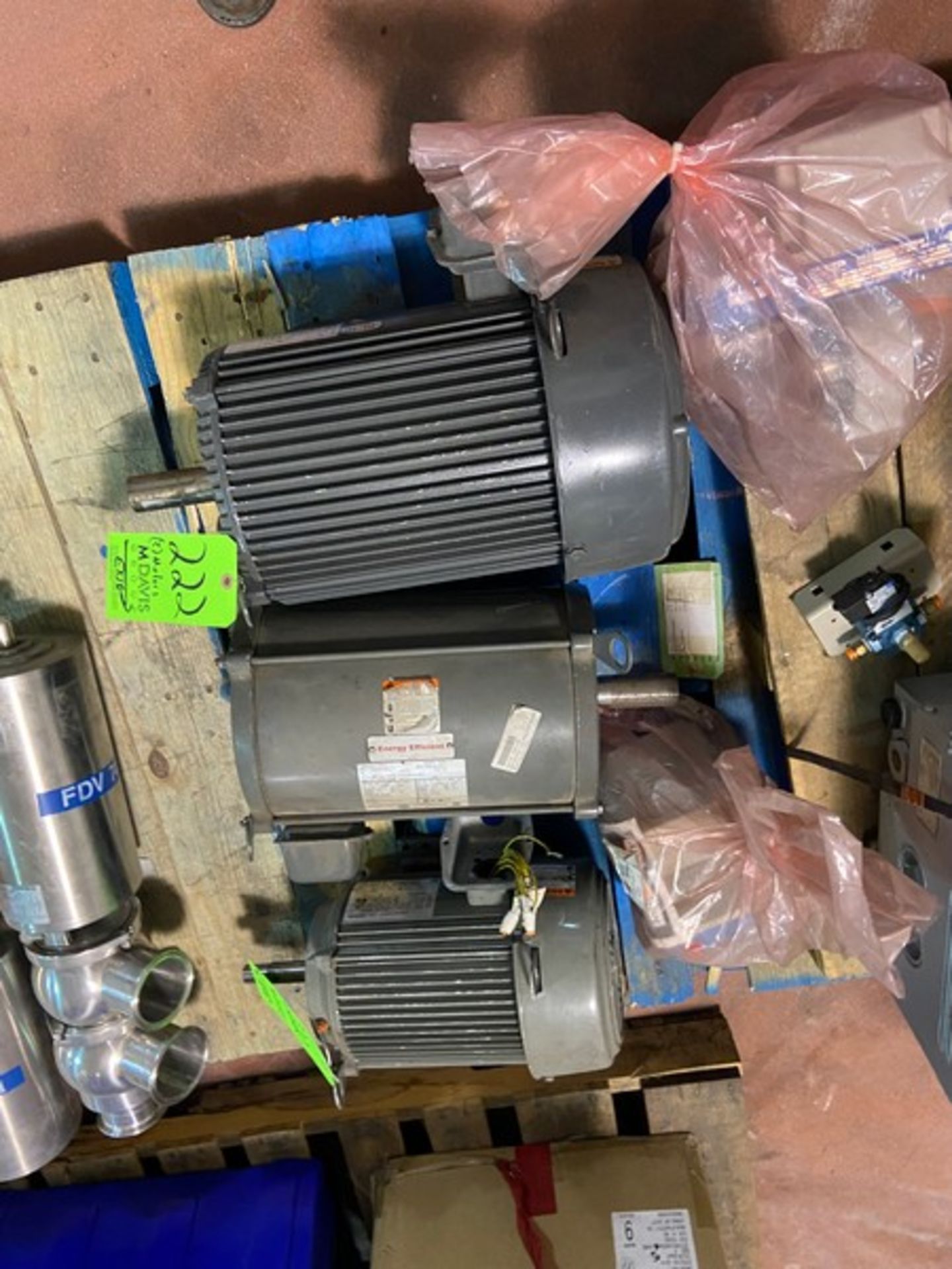 Lot of Assorted (3) Motors, Assorted Sizes (LOCATED IN LOS ANGELES, CA)(RIGGING, LOADING, & SITE - Image 2 of 2