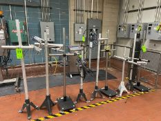 (8) Ink Jet Head Stands, Assorted Styles & Sizes (LOCATED IN LOS ANGELES, CA) (RIGGING, LOADING, &