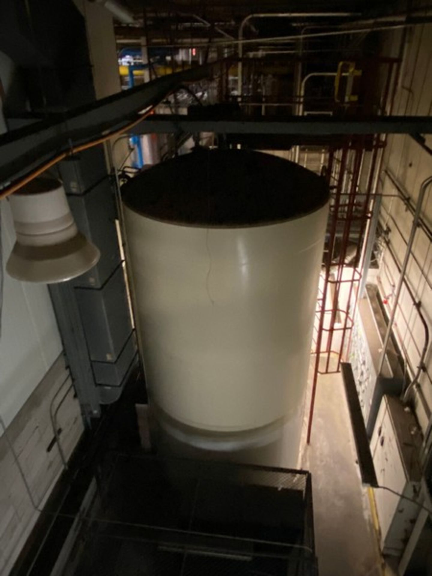 DCI 10,000 Gal. S/S Jacketed Silo, S/N 91-D-43210, with Alcove & Vertical S/S Agitation, with Top - Image 2 of 16