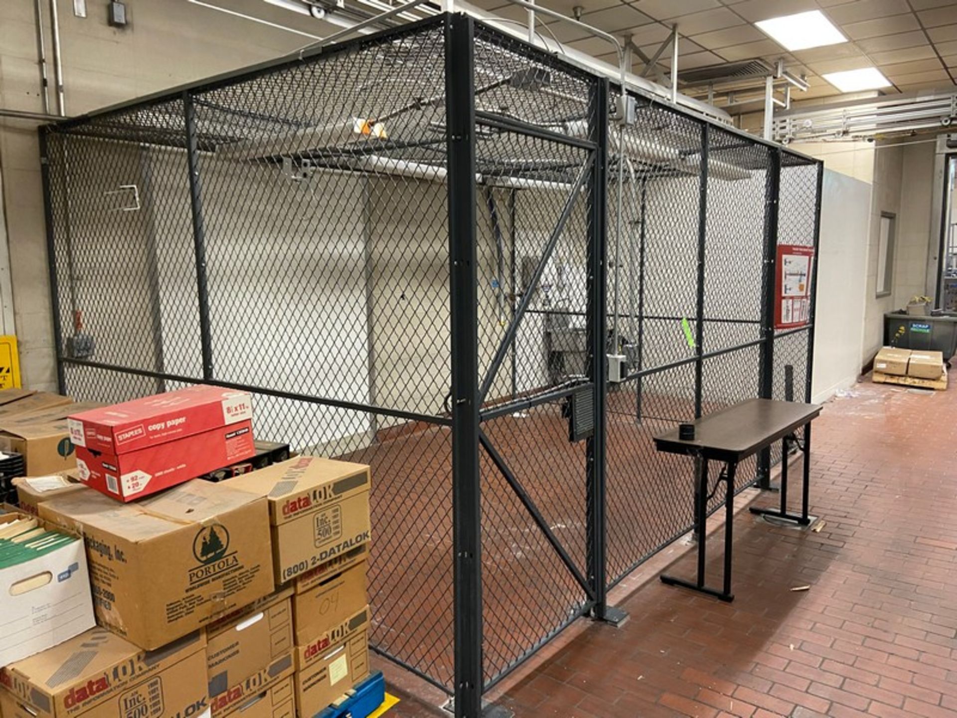 Plant Cage, with Cage Ceiling & Door, Overall Dims. Aprox. 14 ft. Lx 10 ft. W x 8 ft. H (LOCATED - Image 2 of 2