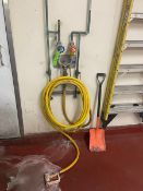 Straughman Mixer, Wall Mounted, with Hose & Spray Nozzel, Includes S/S Hose Holster with Hose, &