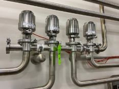 Tri-Clover S/S Air Valves Manifold (LOCATED IN LOS ANGELES, CA) (RIGGING, LOADING, & SITE MANAGEMENT