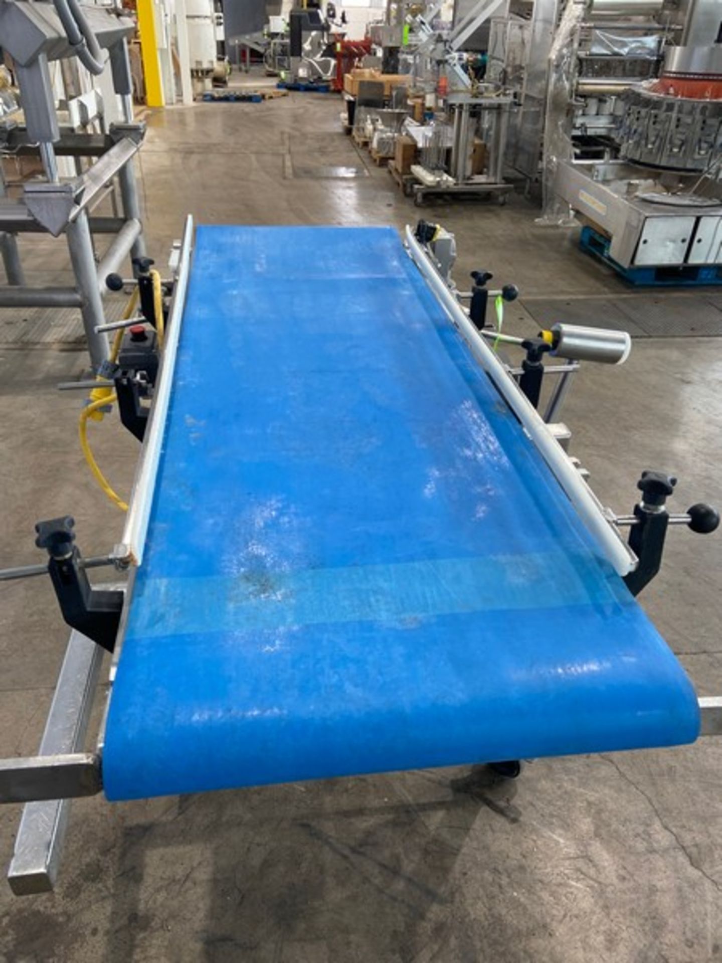 Straight Section of Conveyor,-Conveyor Aprox. 75" L x 24" W Belt, x 41" H (Belt to Ground), with - Image 6 of 7