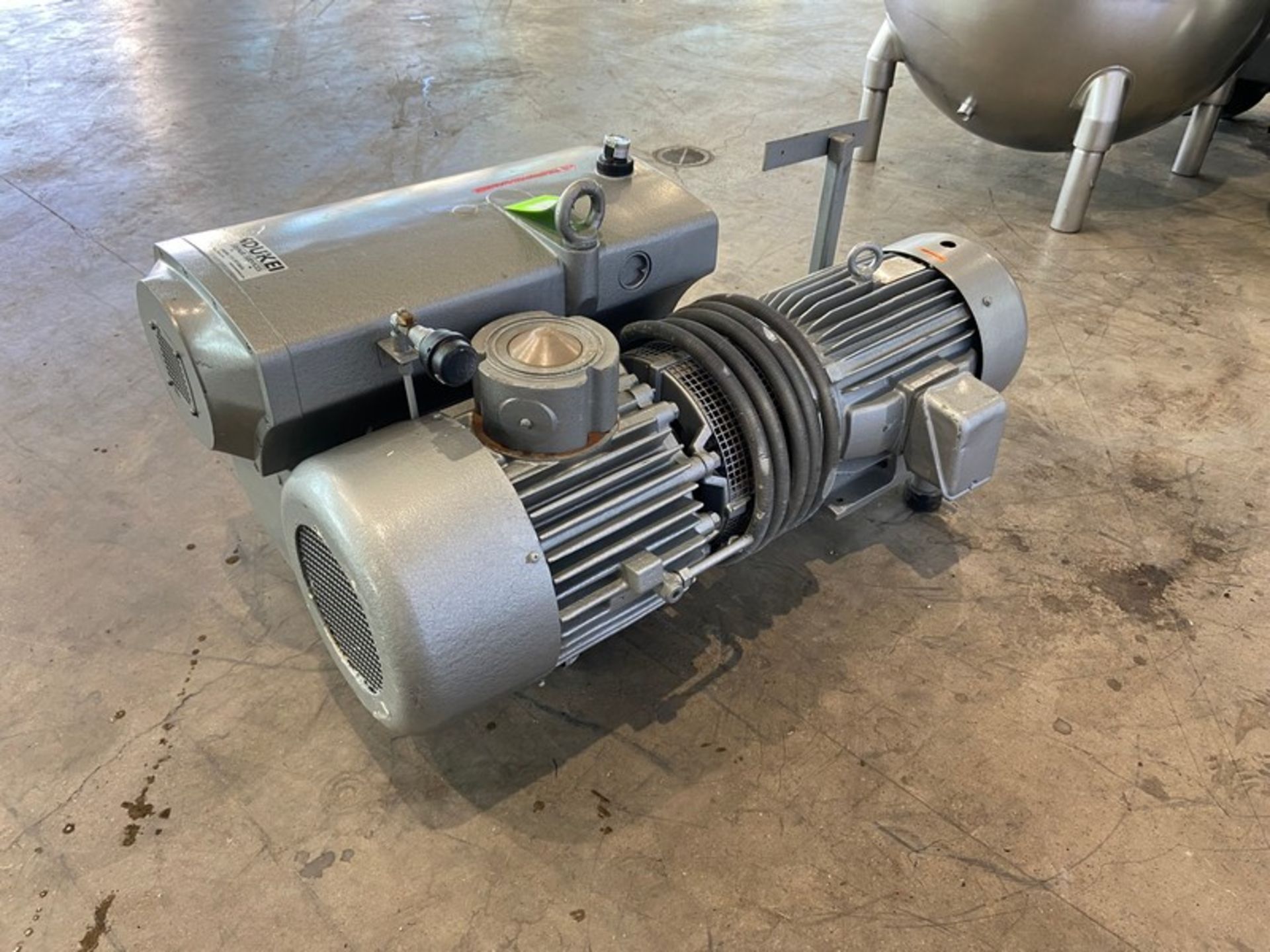 Buusch 20 hp Vacuum Pump,-Type RA0400-B033-1103, S/N C1440, with Toshiba 208-230/460 Volts, 3 Phase, - Image 4 of 9