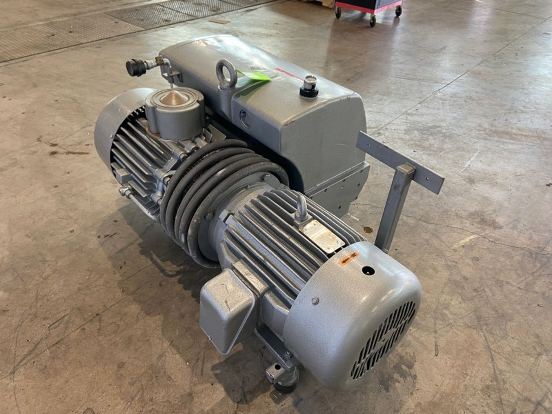 Buusch 20 hp Vacuum Pump,-Type RA0400-B033-1103, S/N C1440, with Toshiba 208-230/460 Volts, 3 Phase, - Bild 3 aus 9