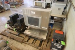S/S Desk Top Computer Cabinet, with Phoenix Contact Monitor & Key Board (INV#82403) (LOCATED @ MDG
