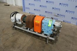 2015 SPX 15 hp Positive Displacement Pump, M/N 220 U1, S/N 3034802 R2-9, with Aprox. 4" Thread