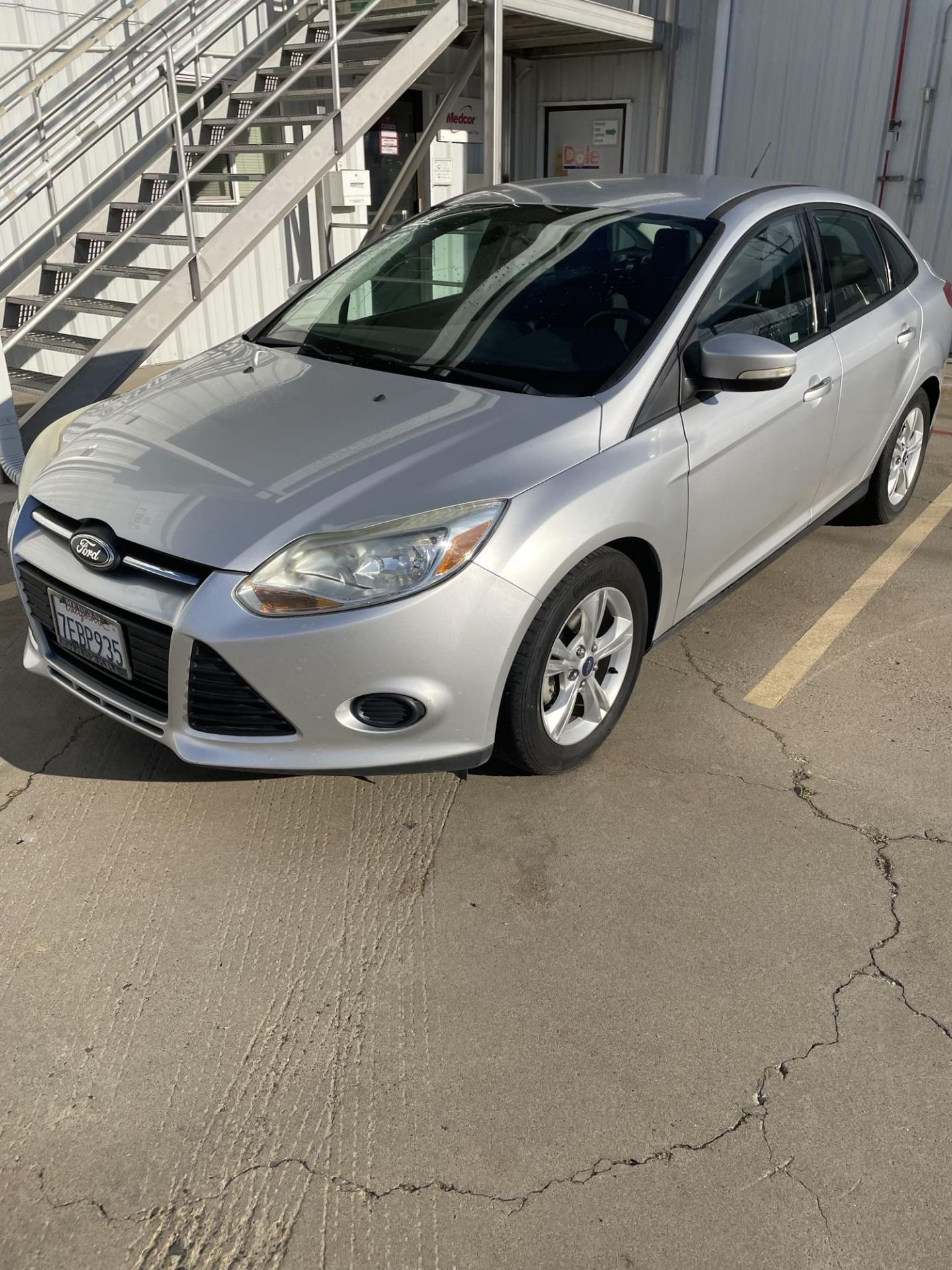 2014 Ford Focus (Silver), VIN#: 1FADP3F24EL118569 (LOCATED IN ATWATER, CA)