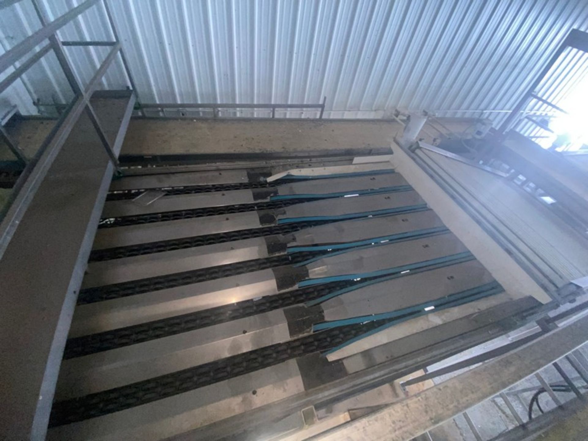 Aweta Sorting Conveyor, Overall Length: Aprox. 65 ft. L, Mounted on S/S Frame (LOCATED IN ATWATER, - Bild 14 aus 14