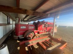 J.R. Wood Fire Truck, Open Top with Attachments (LOCATED IN ATWATER, CA)