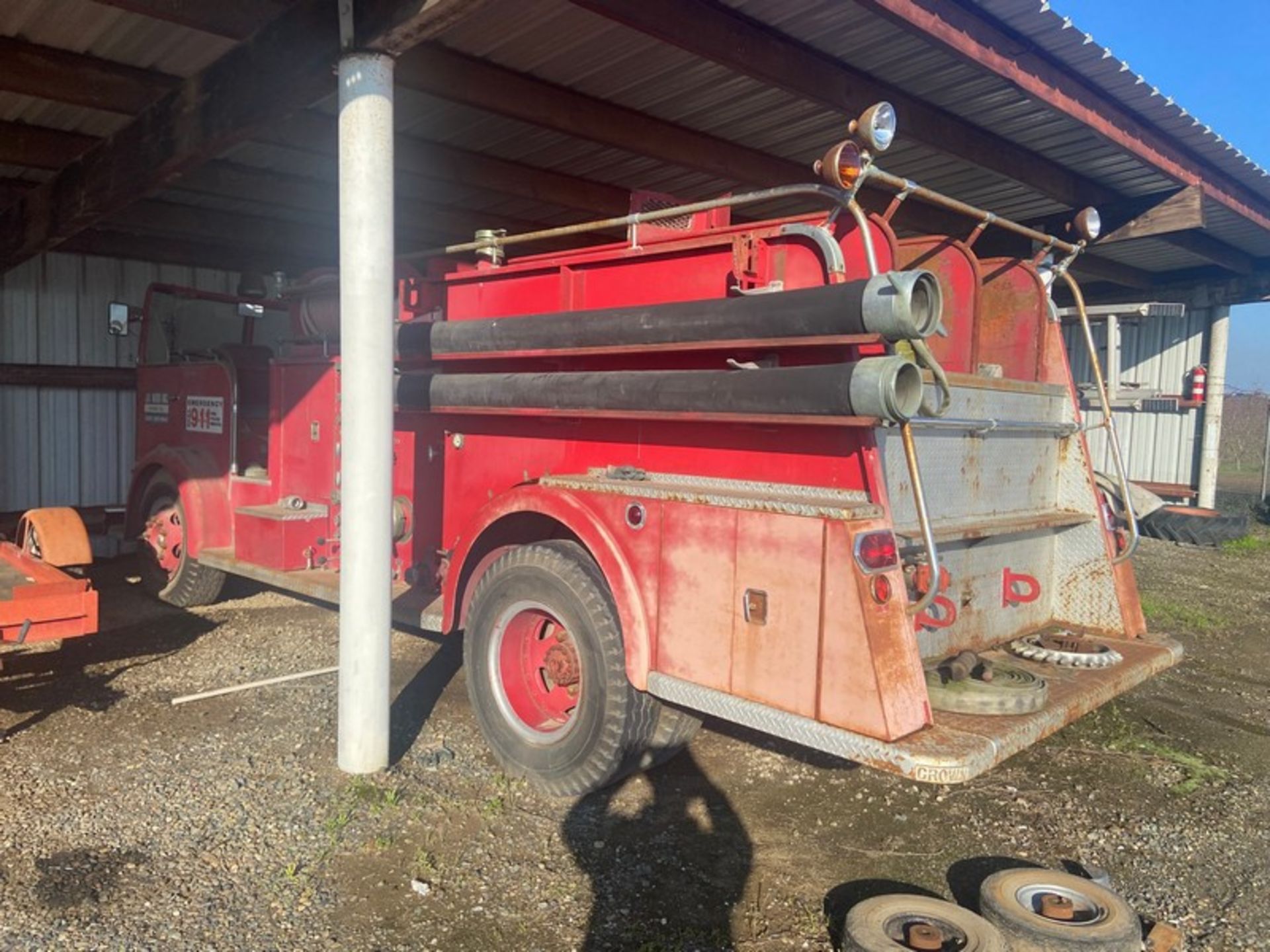 J.R. Wood Fire Truck, Open Top with Attachments (LOCATED IN ATWATER, CA) - Image 2 of 5