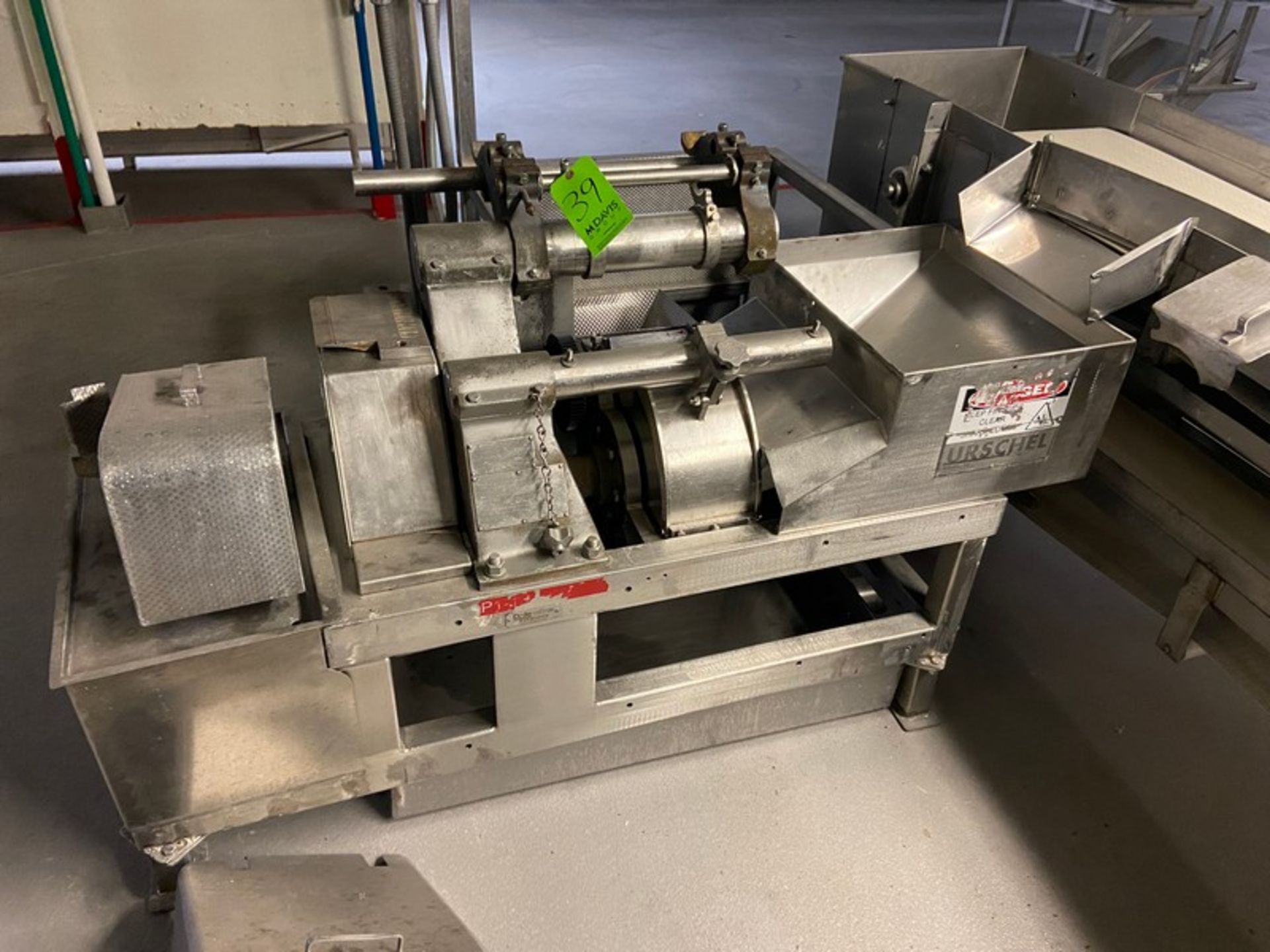 Urschel Dicer, M/N GK, S/N 565, 460 Volts, 3 Phase (LOCATED IN ATWATER, CA)