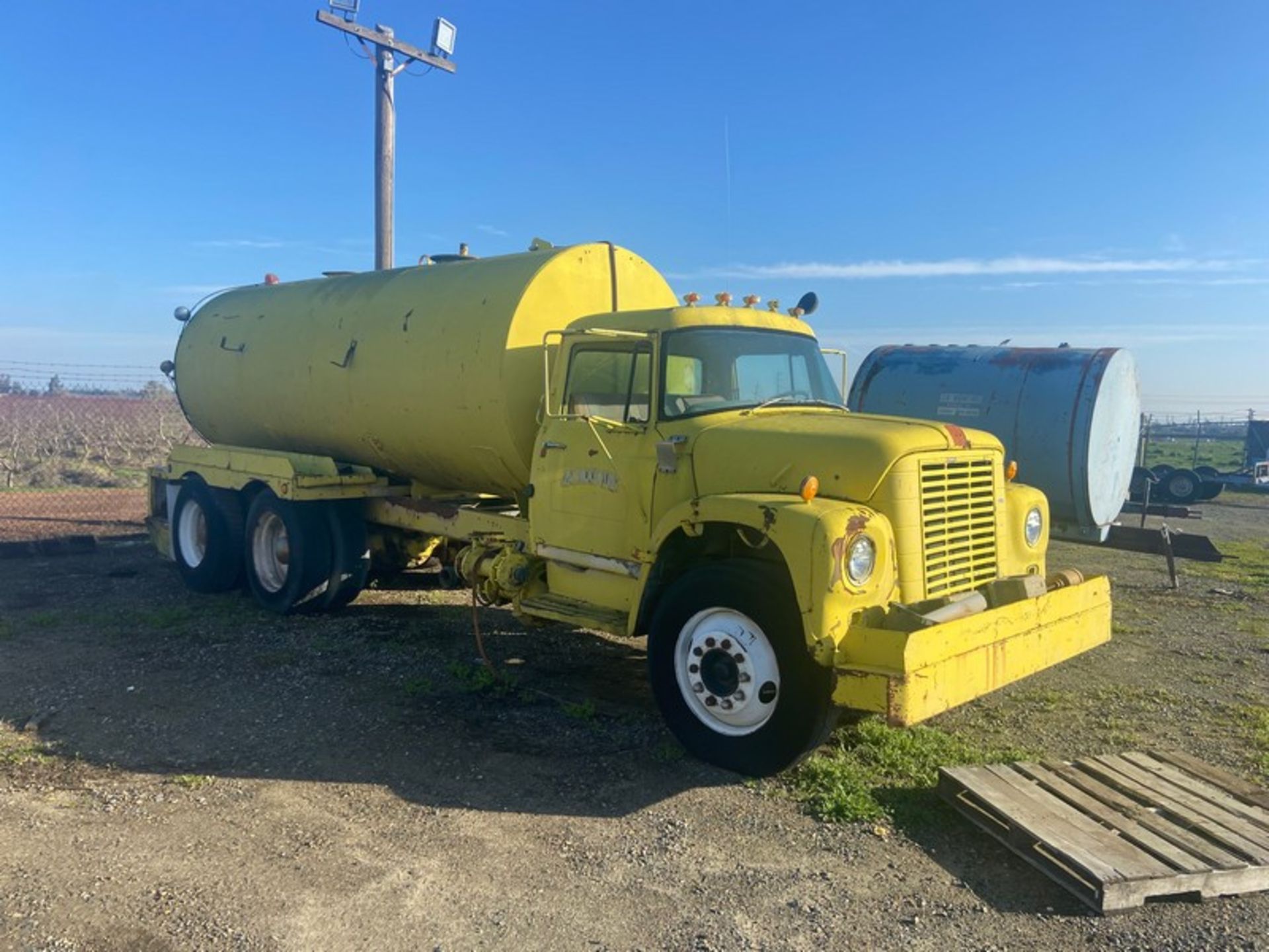 Yellow Tanker Truck, with Cab & Tank (LOCATED IN ATWATER, CA)