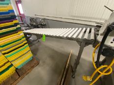 Incline Roller Conveyor, Aprox. 23-1/2” W Rolls, Mounted on S/S Frame (LOCATED IN ATWATER, CA)