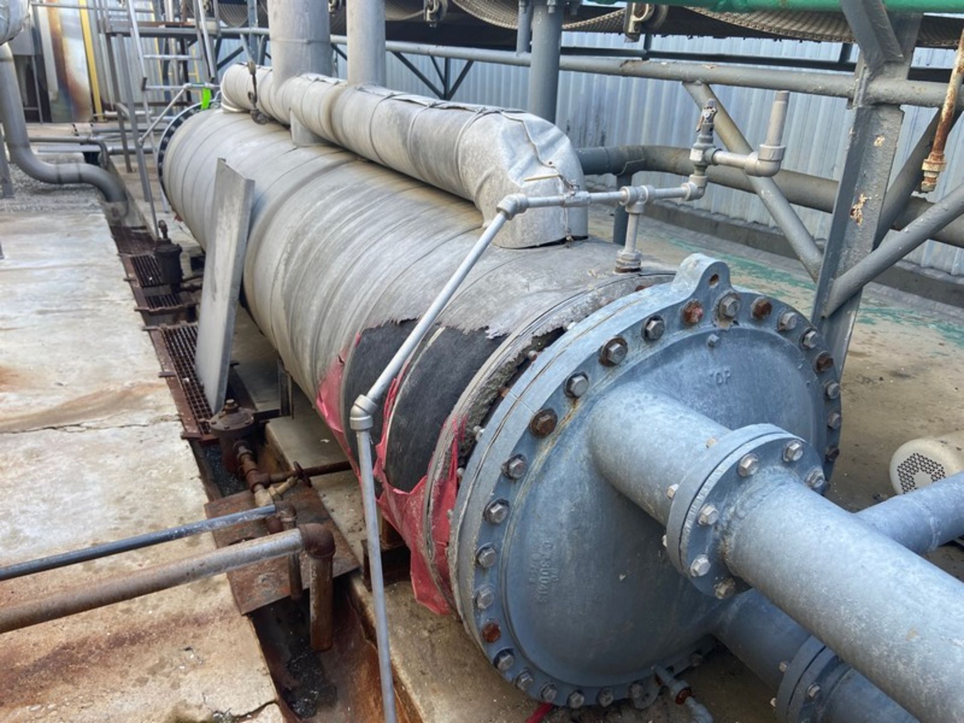 Shell & Tube Heat Exchanger, Aprox. 198” L x 36” Dia.(LOCATED IN ATWATER, CA) - Image 3 of 3