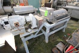 Rotary S/S Sifter, with Motor, Mounted on Steel Frame (FRM131)(LOCATED IN ATWATER, CA)