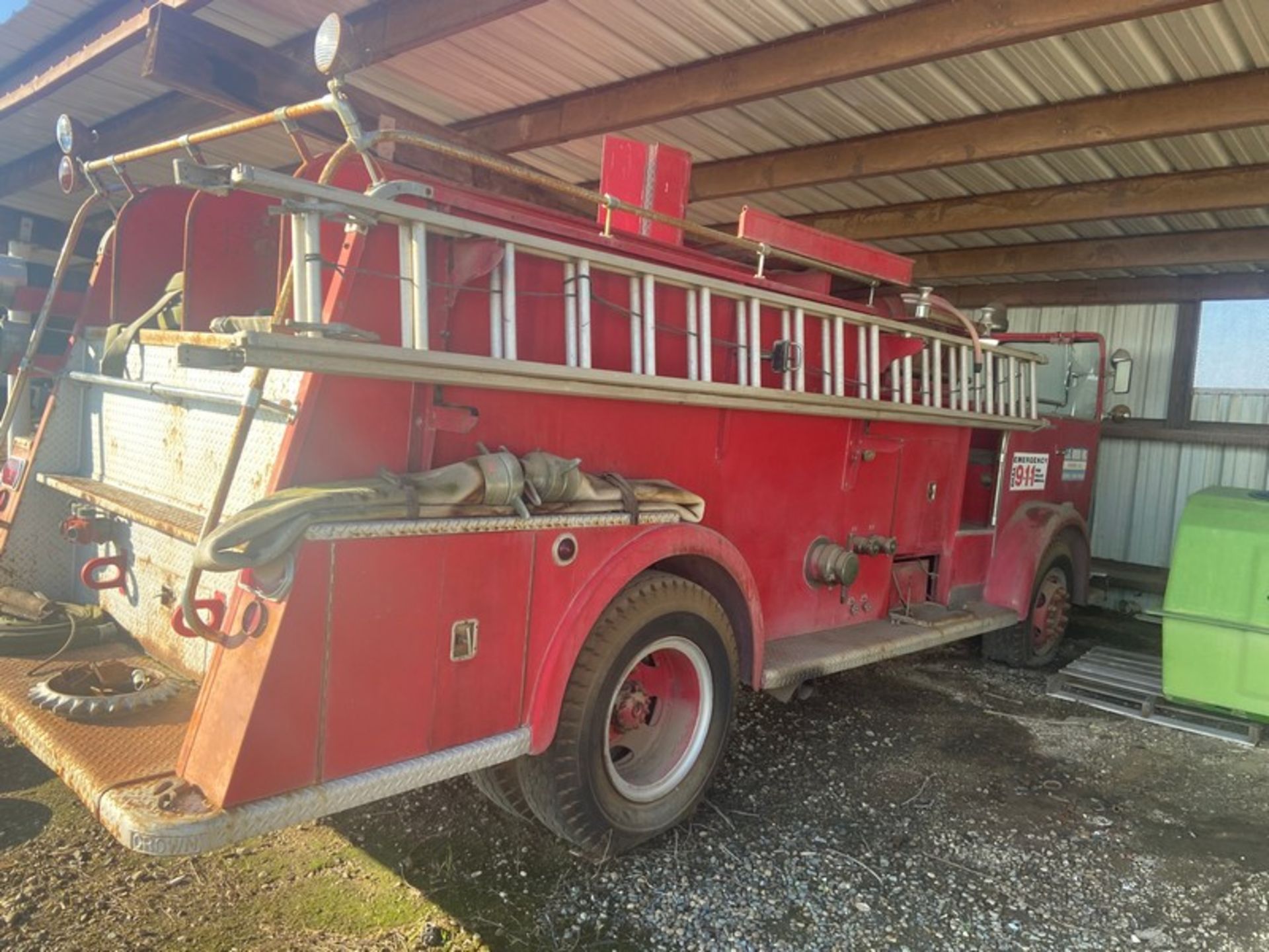 J.R. Wood Fire Truck, Open Top with Attachments (LOCATED IN ATWATER, CA) - Image 3 of 5