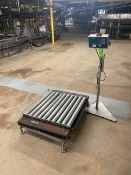 Mettler Toledo Roller Platform Scale, M/N IND60, with Aprox. 28-1/2” W Rolls (LOCATED IN ATWATER,