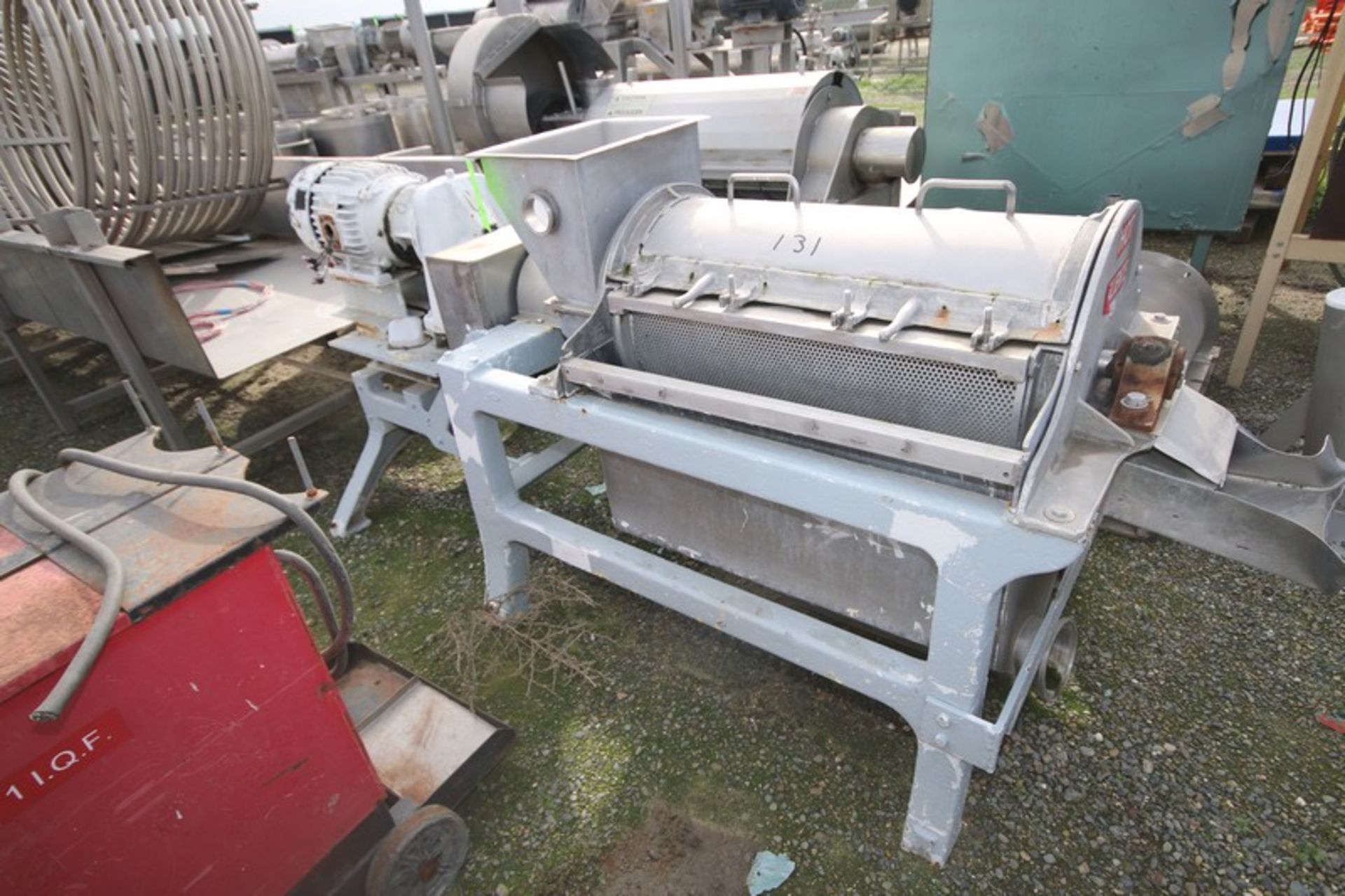 Rotary S/S Sifter, with Motor, Mounted on Steel Frame (FRM131)(LOCATED IN ATWATER, CA) - Image 2 of 6