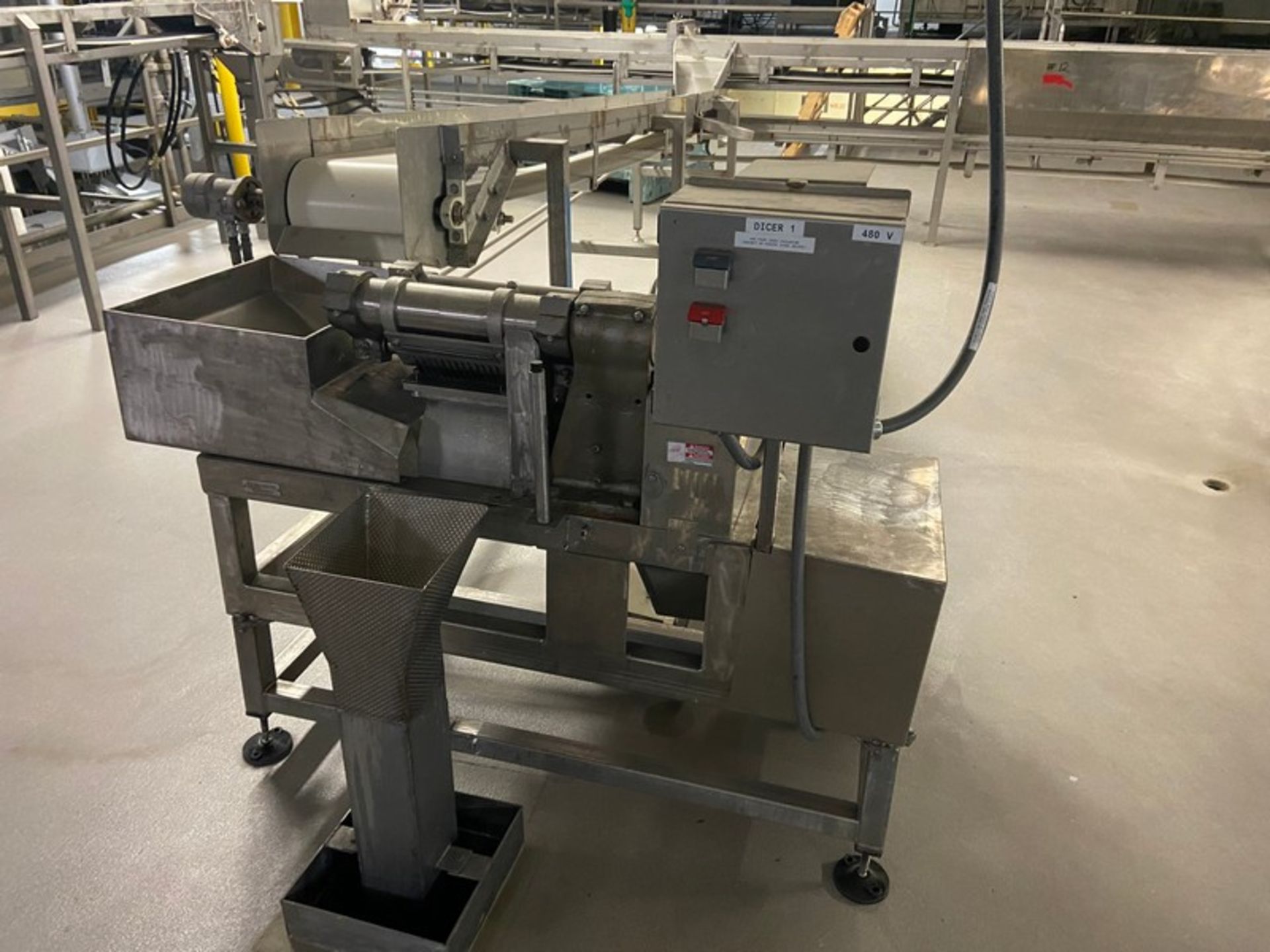Urschel S/S Dicer, 480 Volts, 3 Phase, Mounted on S/S Frame (LOCATED IN ATWATER, CA) - Bild 6 aus 7