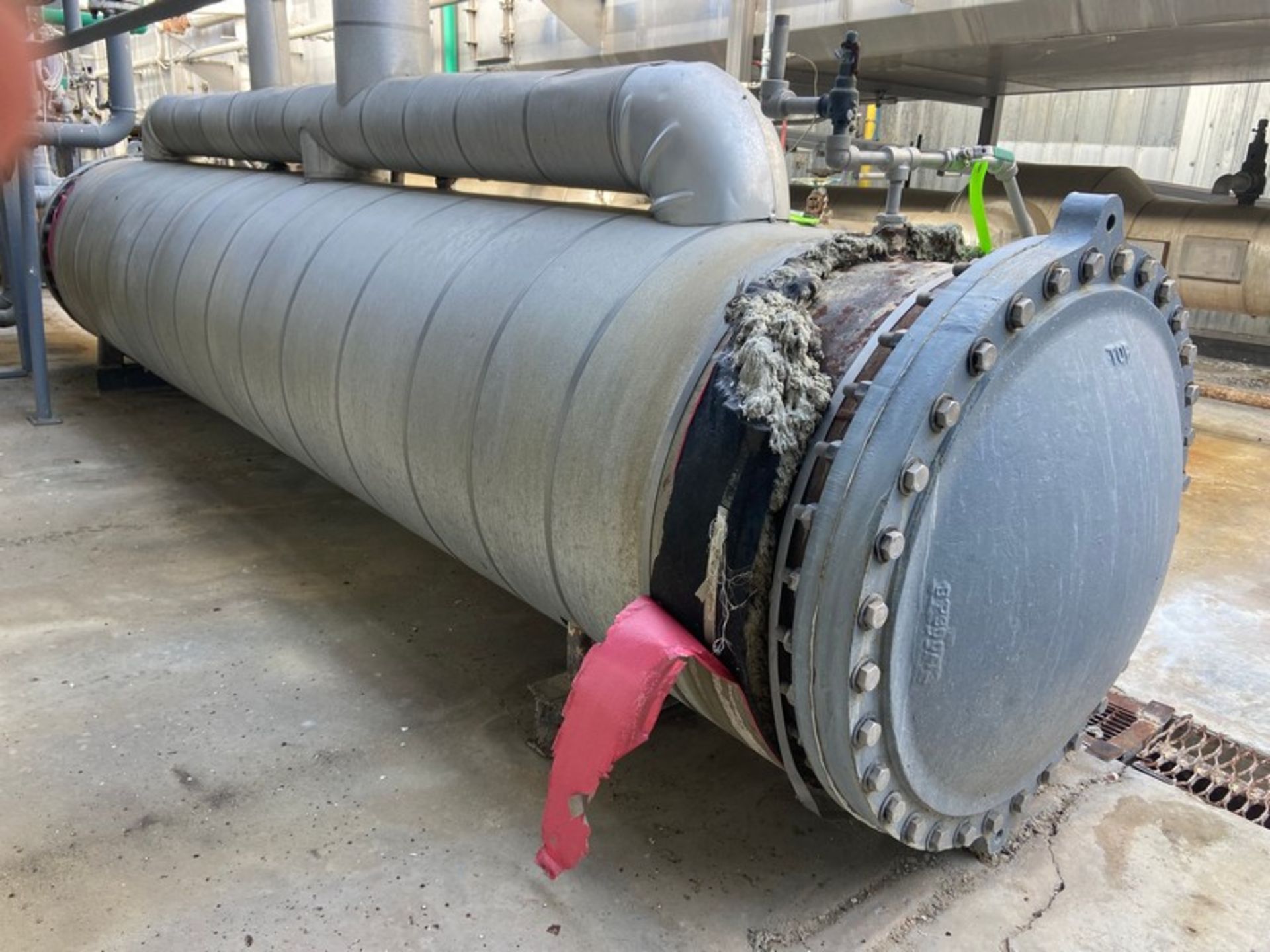 Shell & Tube Heat Exchanger, Aprox. 198” L x 36” Dia.(LOCATED IN ATWATER, CA) - Image 2 of 3