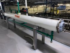 Century Service Shell & Tube Heat Exchanger, S/N M17-81A, Aprox. 18 ft. L, Insulated (LOCATED IN