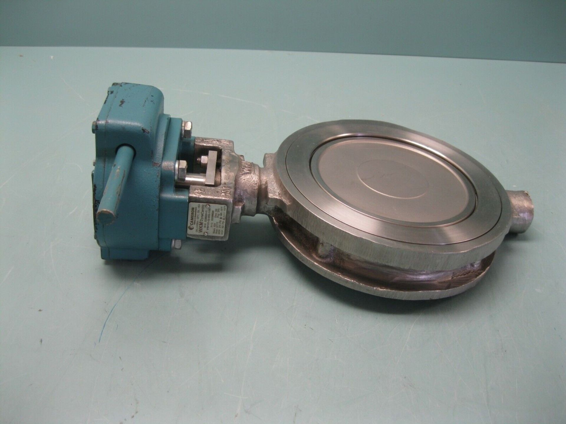 Lot of (2) 8" Cameron Wafer-Style WKM DynaCentric Butterfly Valve SS x SS NEW (Located - Image 4 of 6