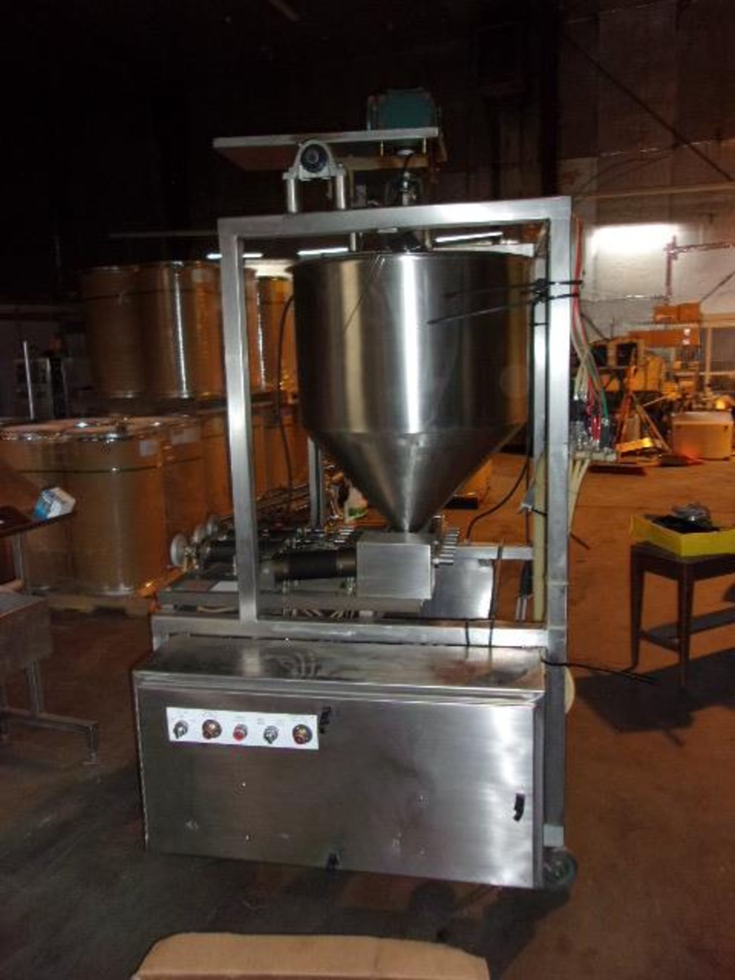 Raque 9-Head Piston Filler, Model PF1-9 with Traveling Head - Image 2 of 7