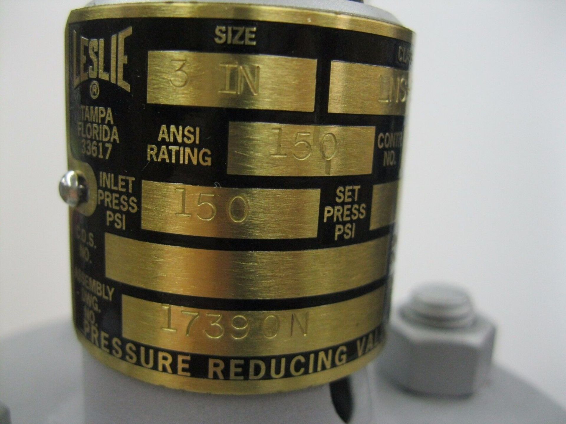 3" 150# Leslie LNS-5D Flanged WCB Pressure Reducing Valve NEW (Located Springfield, NH) (Loading Fee - Image 4 of 5