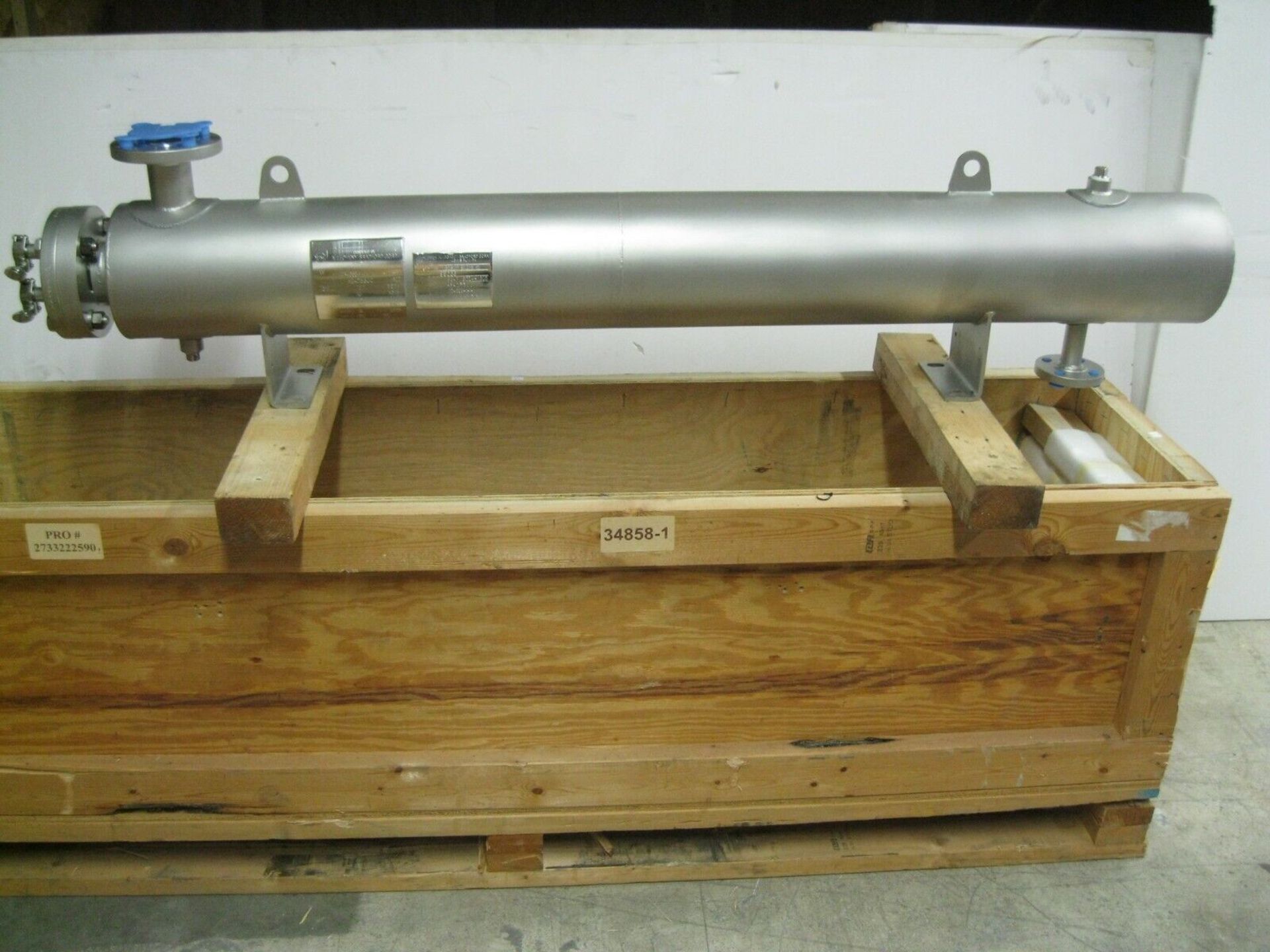 Allegheny Bradford SS HE423300 Heat Exchanger 3.8 Sq Ft NEW (Located Springfield, NH) (Loading