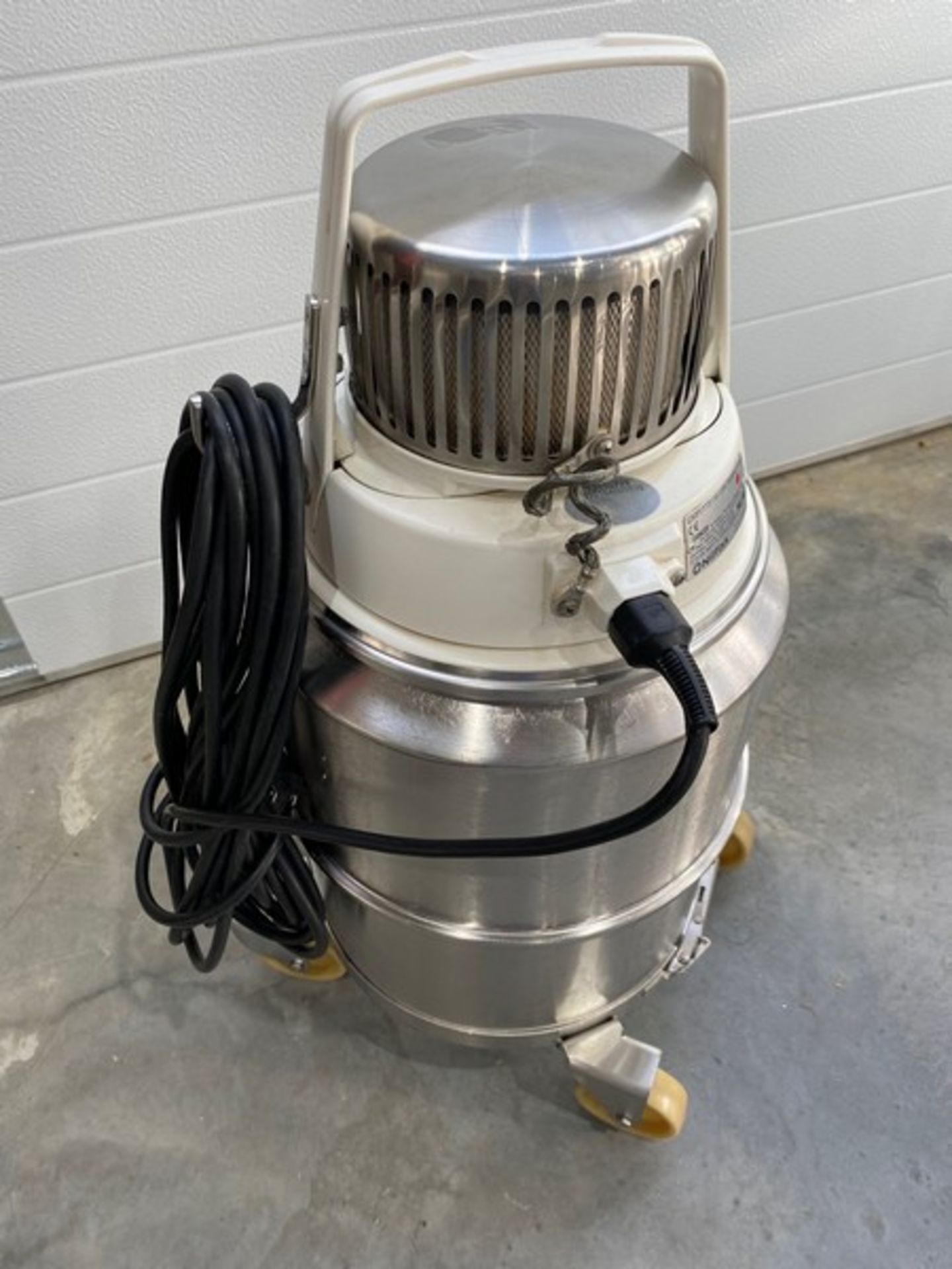 Nilfisk Critical Area Stainless Steel Vacuums. Model: IVT/1000CR, Vacuum has been run tested, As