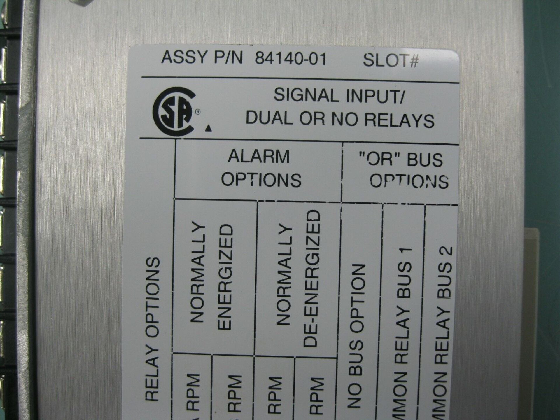 Lot of (39) Bently Nevada Signal Input Relay Card NEW (26) 84140-01, (13) 81546-01 (Located - Image 5 of 9