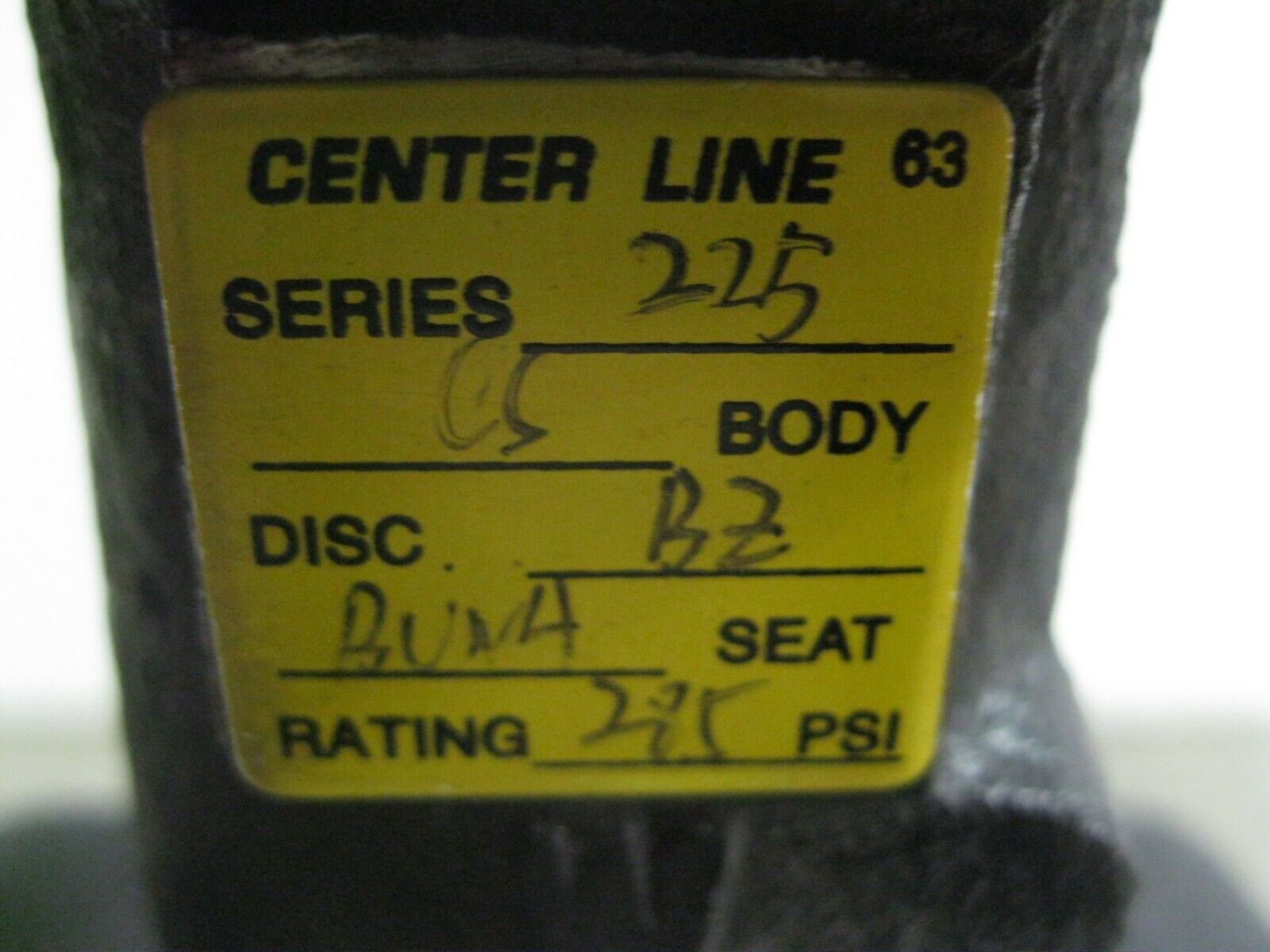 10" Crane Center Line 225 Lug Butterfly Valve CS/Al Br/BUNA NEW (Located Springfield, NH) (Loading - Image 2 of 2