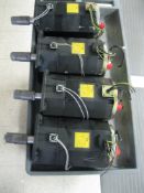 Lot of (4) Fanuc a12/2000 (A06B-0142-B675) 2.1 kW AC Servo Motor (Located Springfield, NH) (