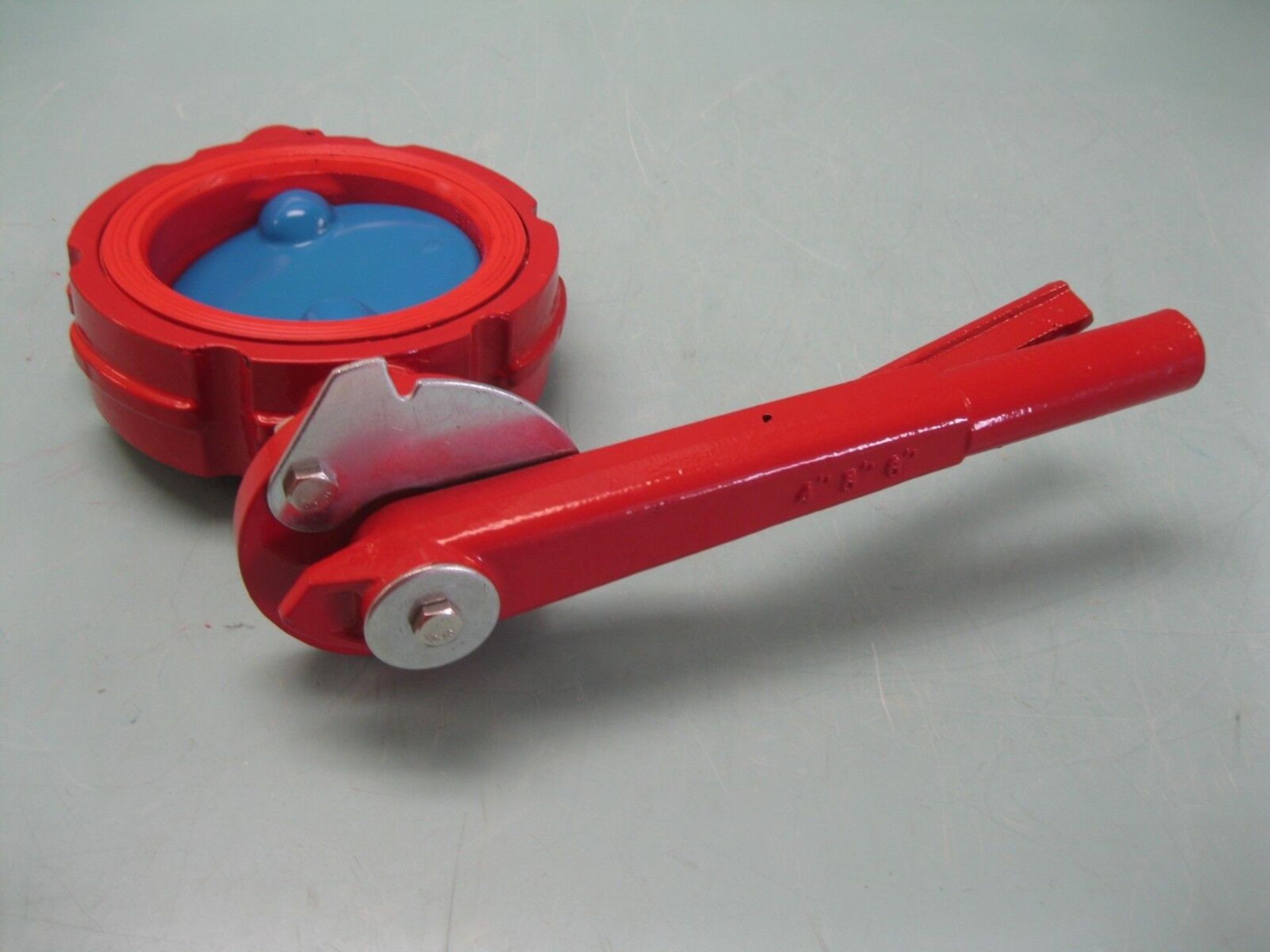 Lot of (26) 4" Tuff Red Sandblaster 030-905 Butterfly Valve NEW (Located Springfield, NH) (Loading