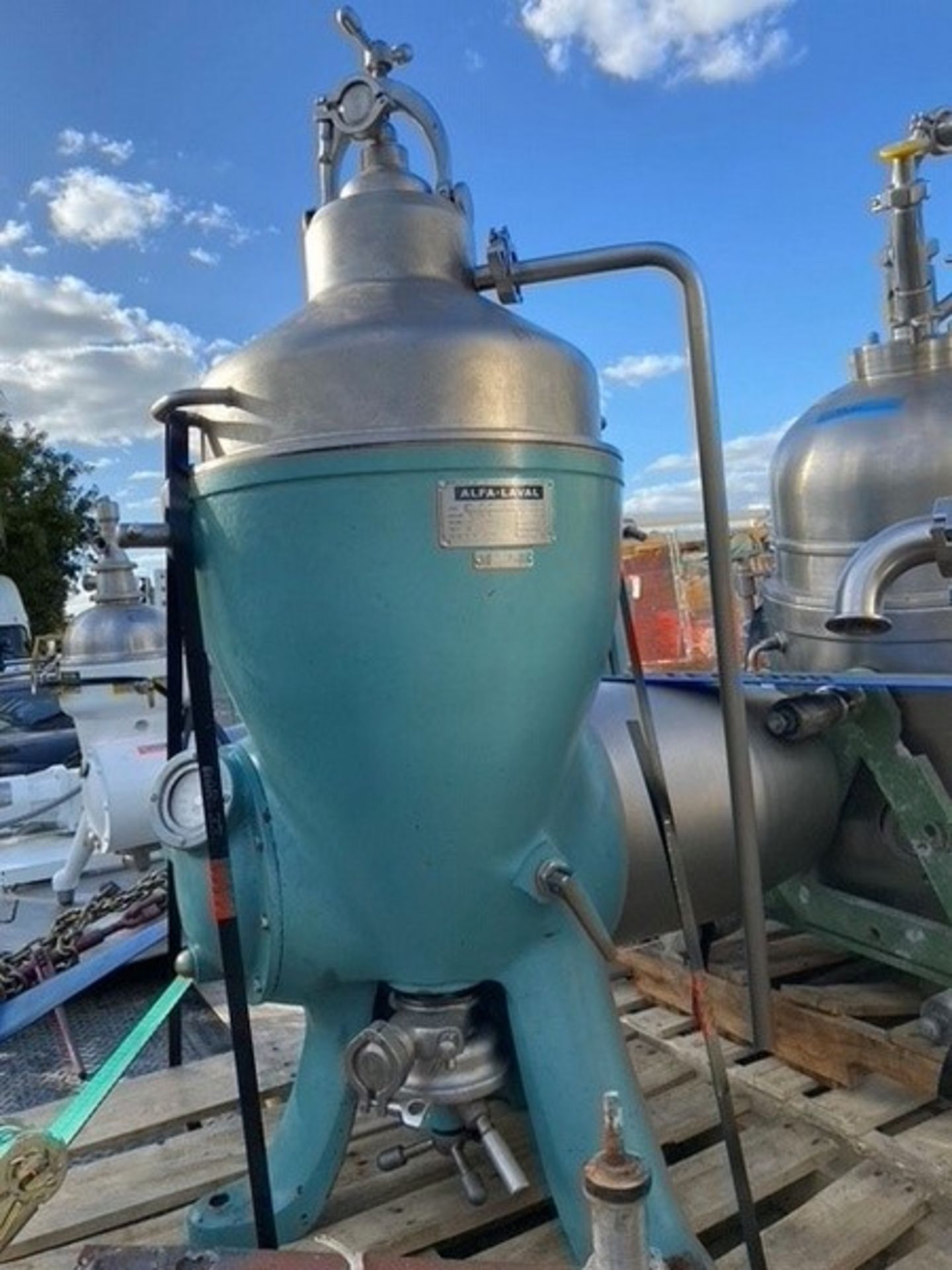 Alfa Laval Milk Separator/Separator, Type S2181M-50, Model 1954,Mfg. #4036251 (Loading Fee $200) ( - Image 9 of 10