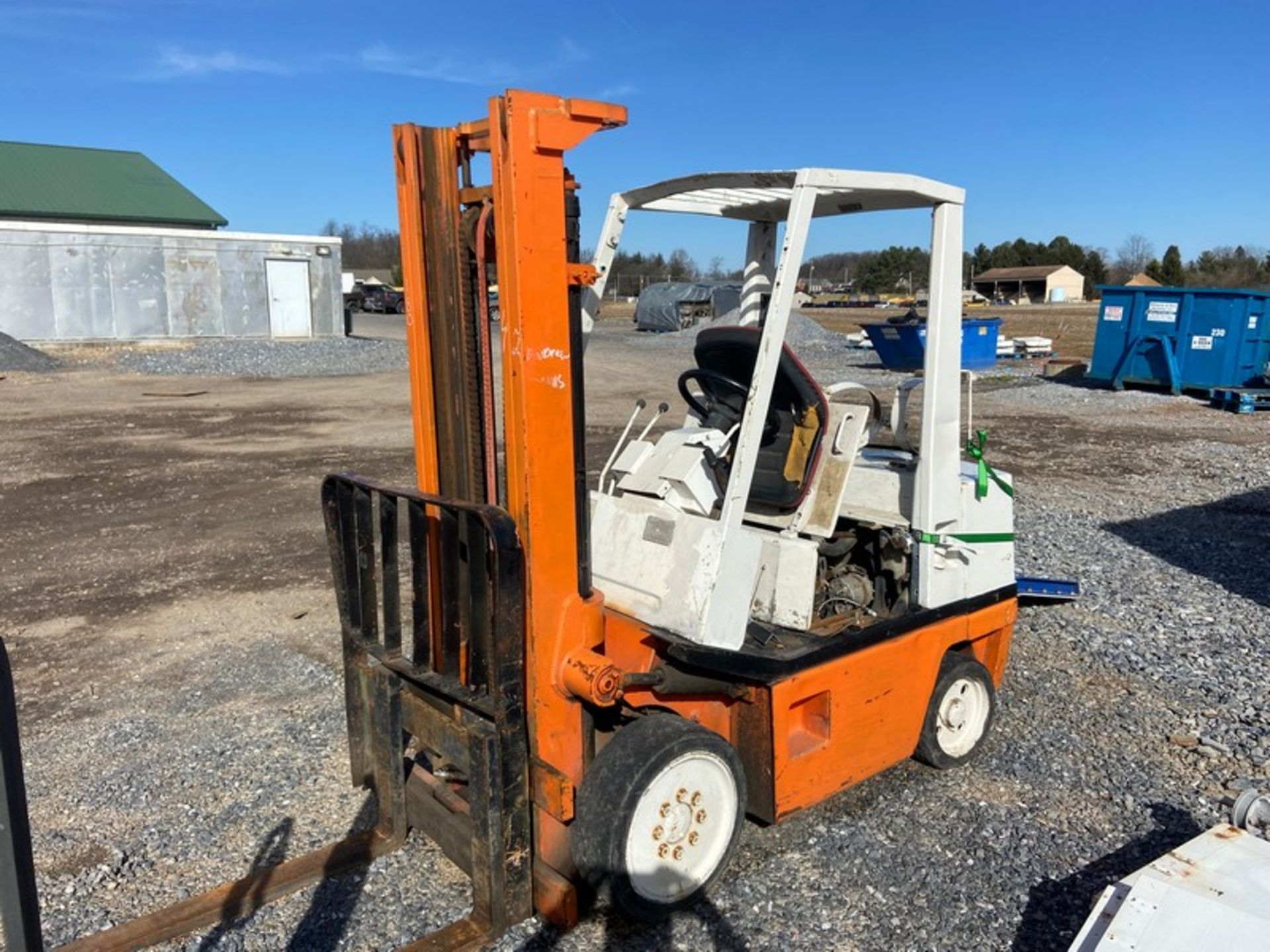 Nissan 5,000 lb. Sit-Down Propane Forklift, M/N BPH02A25S, with 2-Stage Mast, with Side Shift ( - Image 3 of 9
