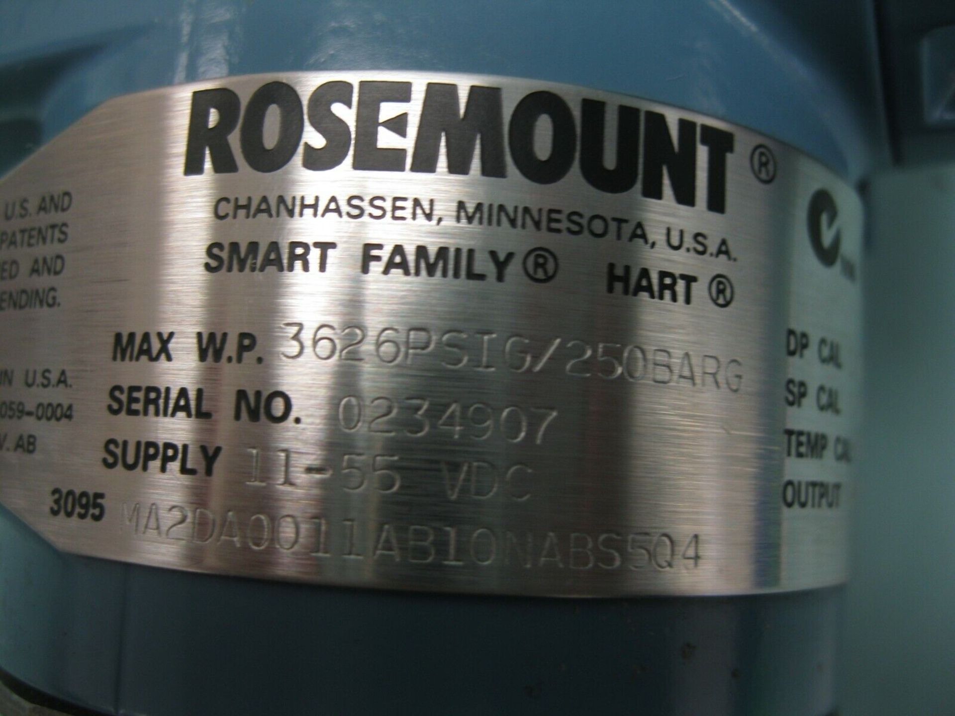 Rosemount 3095 MA2DA0011AB10NABS5Q4 Smart Pressure Transmitter NEW (Located Springfield, NH) ( - Image 2 of 8