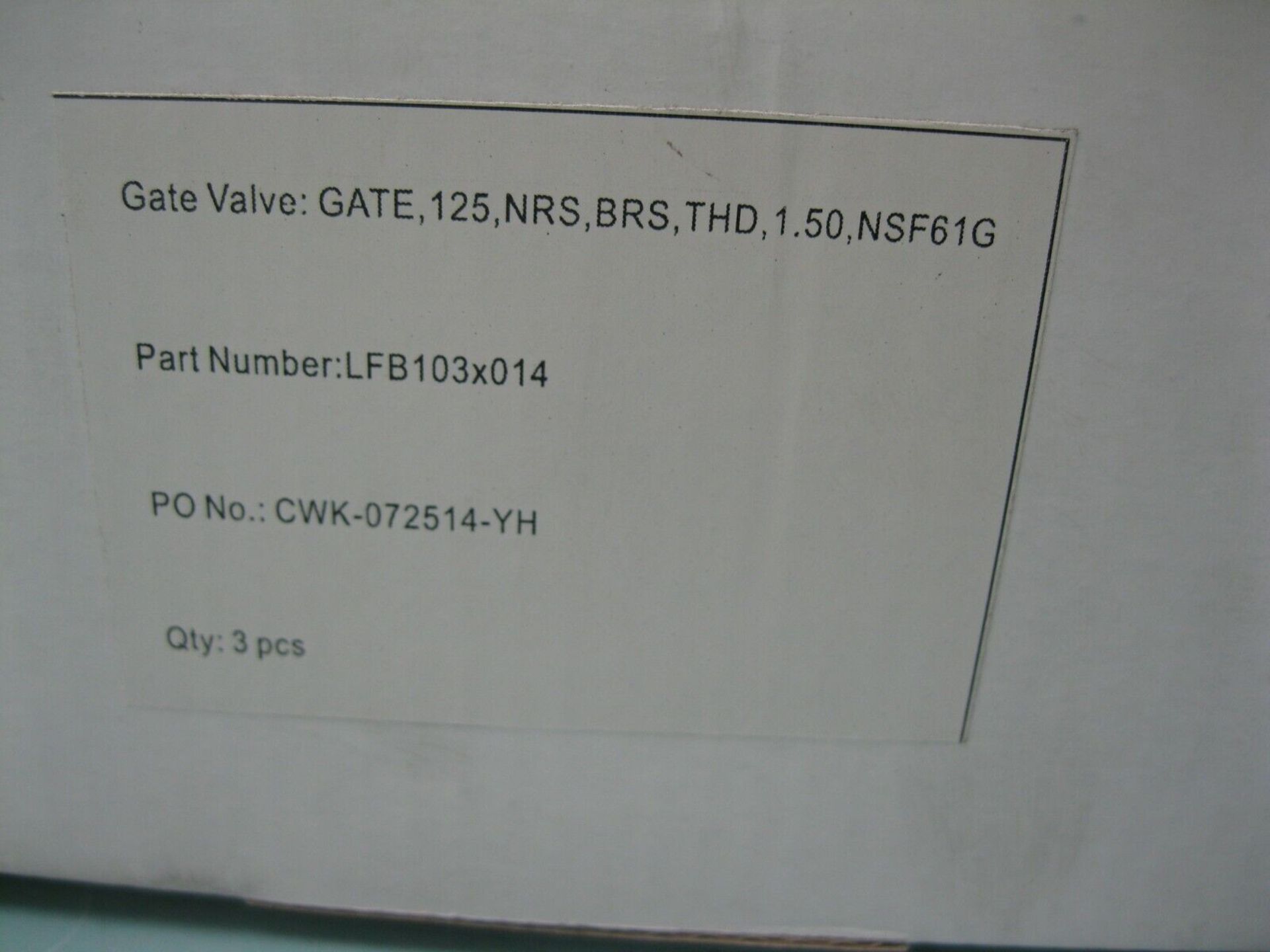 Lot of (25) 1-1/2" NPT Stockham 200# Bronze LFB-103 Gate Valve Lead Free NEW (Located Springfield, - Image 7 of 7