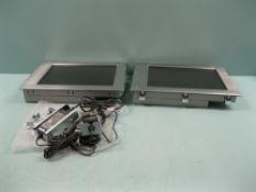 Lot of (2) Allen-Bradley 6186-M15SS Ser B Industrial Performance Monitor (Located Springfield,