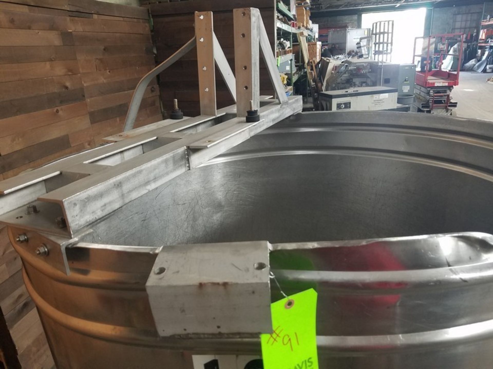 Aprox. 42" W x 48" H S/S Mixing Tank (Located Fort Worth, TX) (Loading Fee $150) - Image 3 of 4