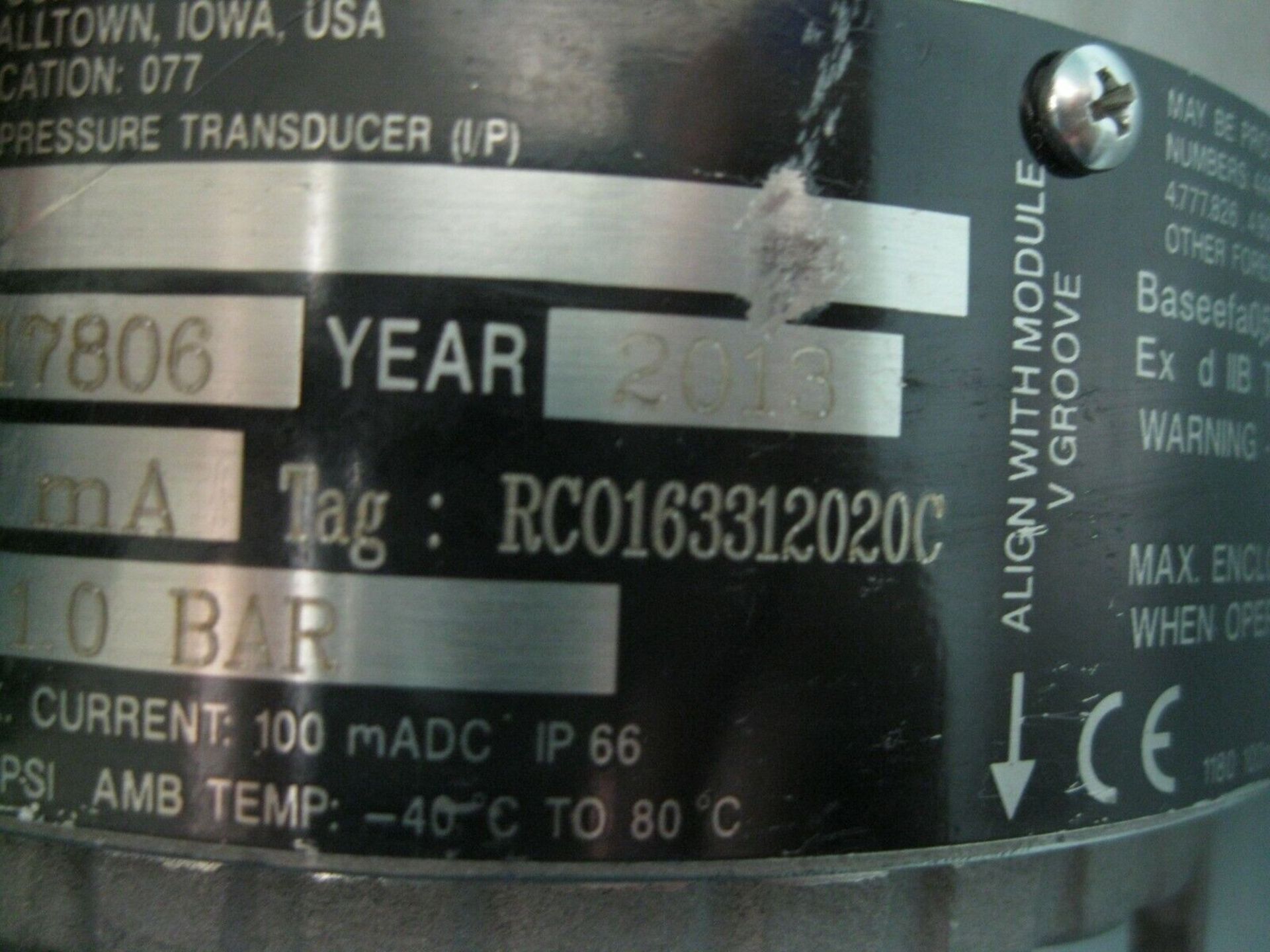 Fisher Controls 846 Current to Pressure Transducer NEW (Located Springfield, NH) (Loading Fee $25) - Image 5 of 6