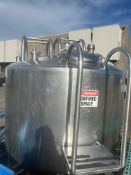 DCI 800 Gal. S/S Jacketed Tank, Aprox. 8' Hight x 6" Diameter (Load Fee $250) (Located Denver,