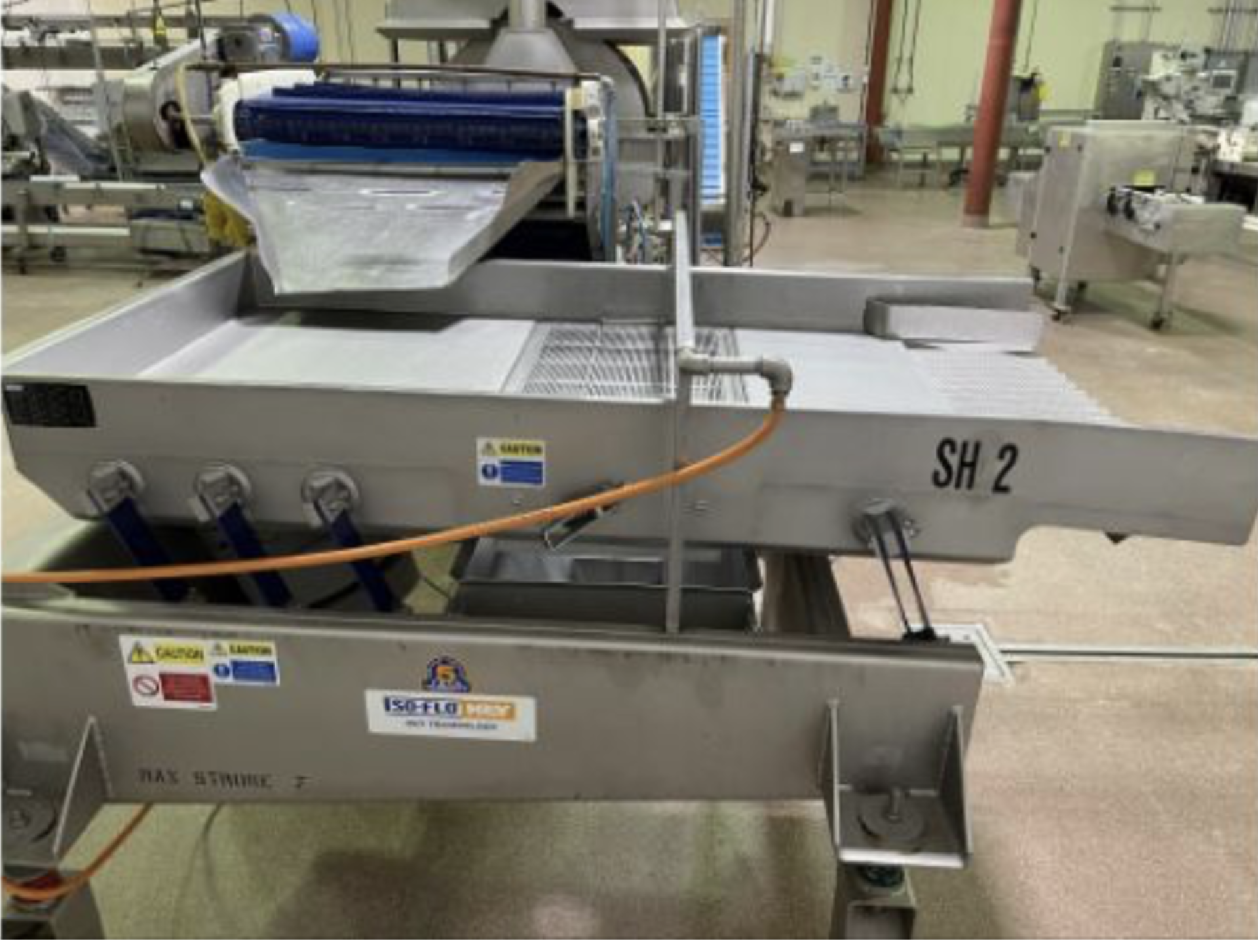 Key Technology Iso-Flo Vibratory Conveyor, Aprox. 36" x 72", Max. 7 Stroke Shaker Table with - Image 3 of 4